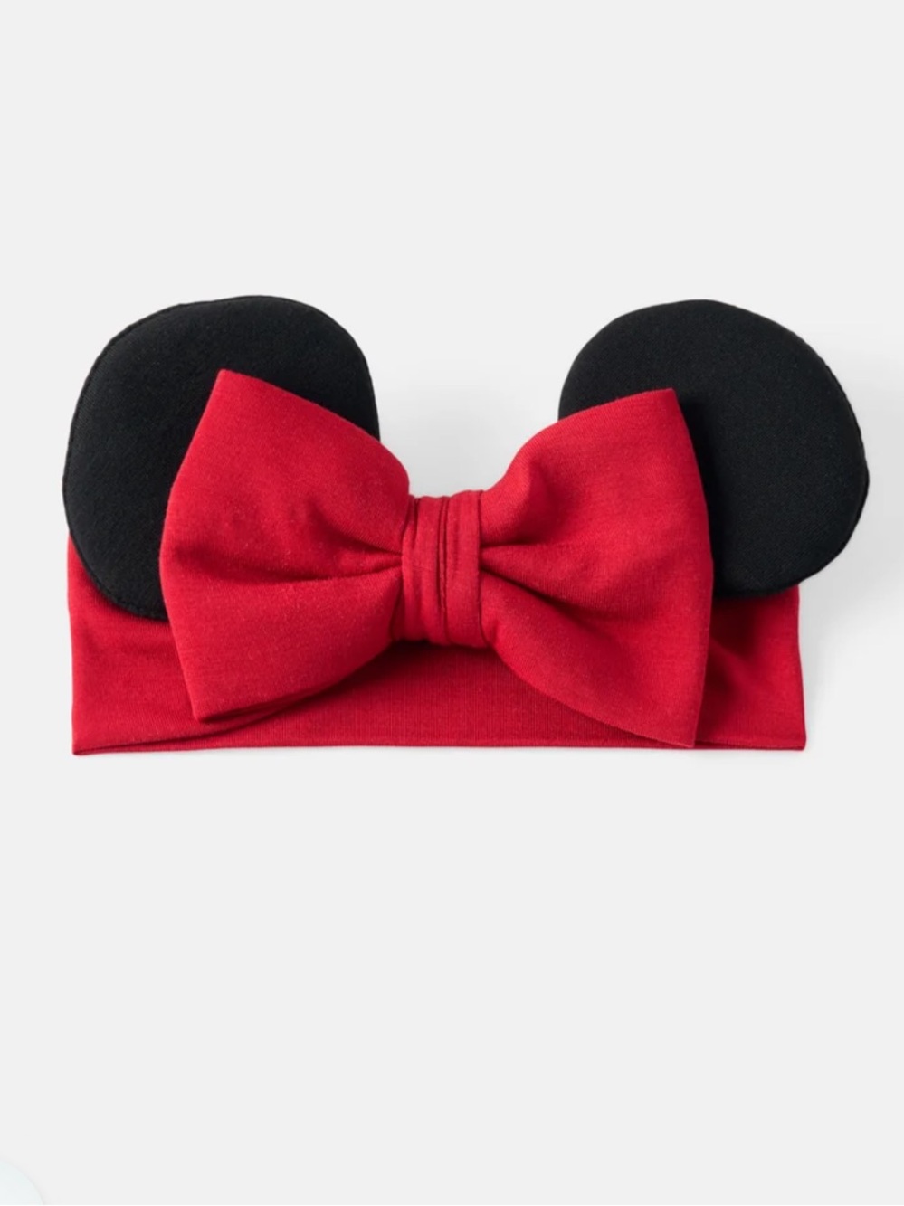 Little Sleepies Disney Minnie Mouse Luxe bow headband red black size 4T-8 🖤🐭❤️
